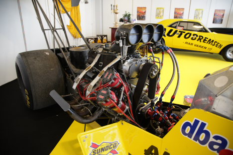 Power der vil noget - En Top Fuel Dragster har op til 8000 HK at gøre godt med!
(Foto: Motorsporten.dk)
